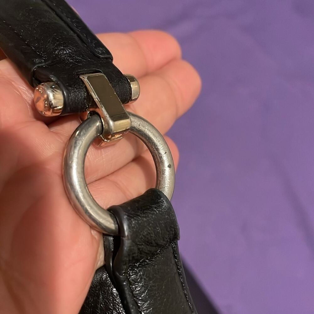 Coach Scout Black Pebble Leather Hobo Bag - Picture 8 of 16